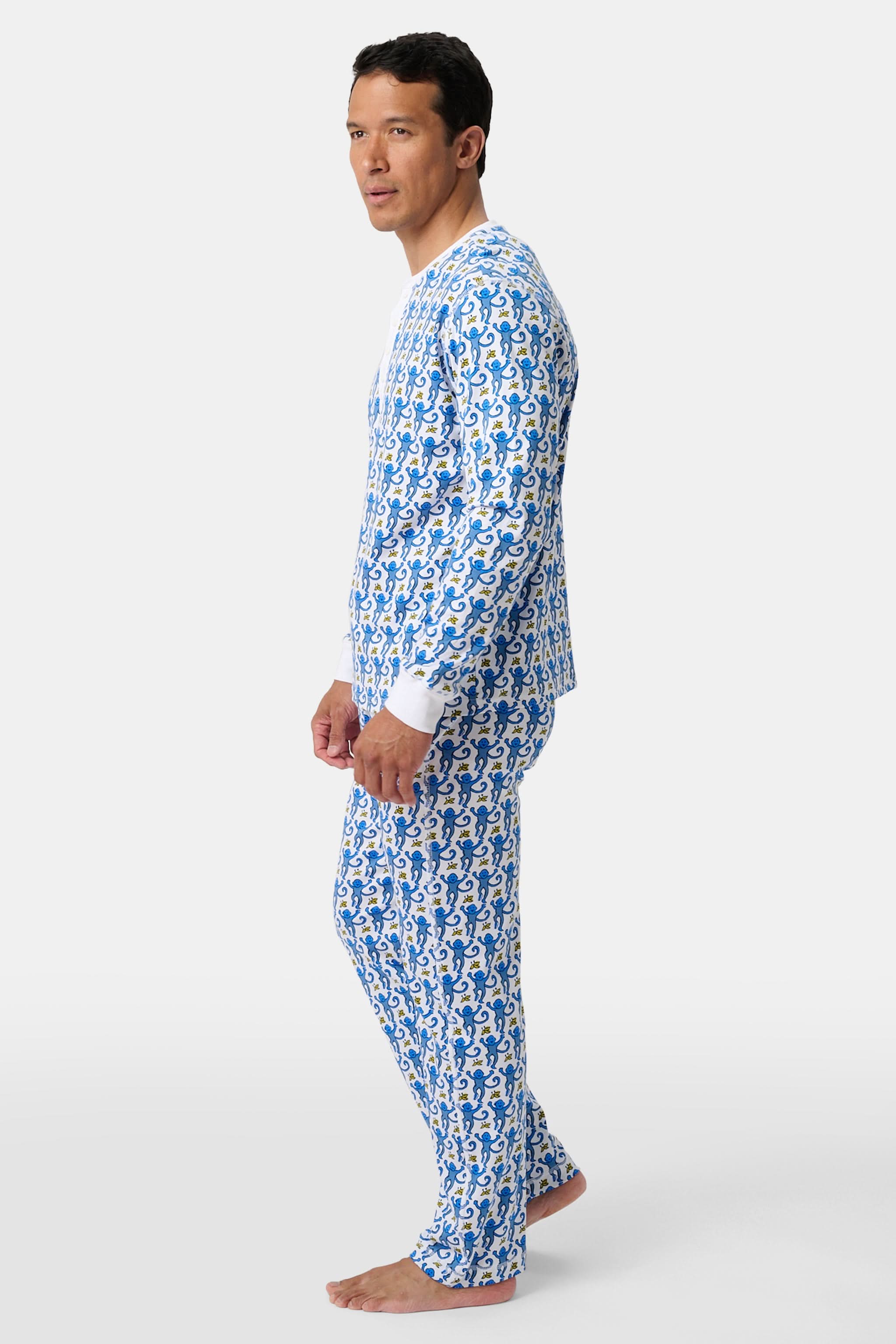 Mens Monkey Spencer Pajamas