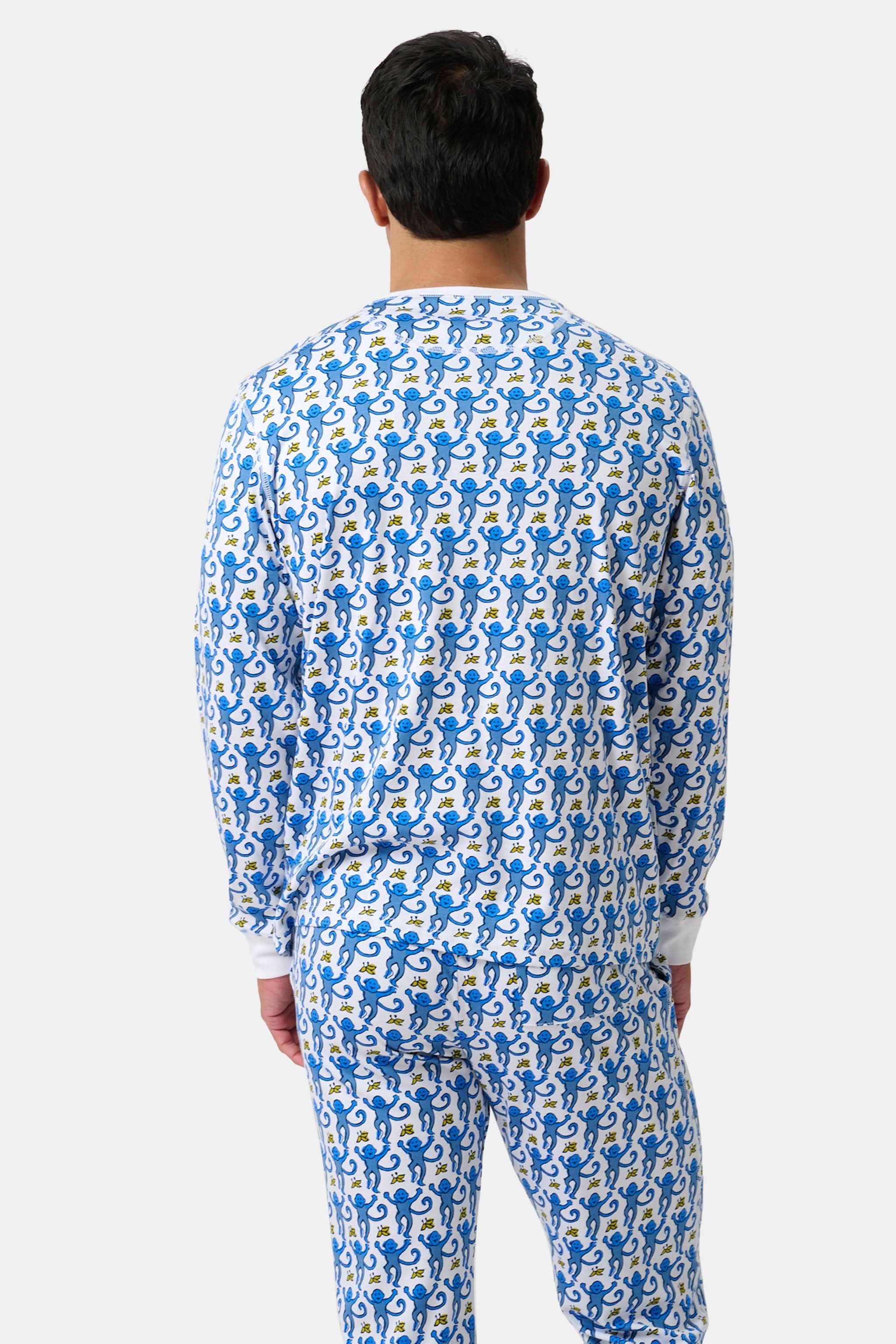 Mens Monkey Spencer Pajamas