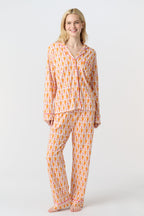 Monkey Long Sleeve Polo Pajamas