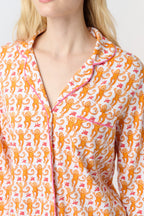 Monkey Long Sleeve Polo Pajamas