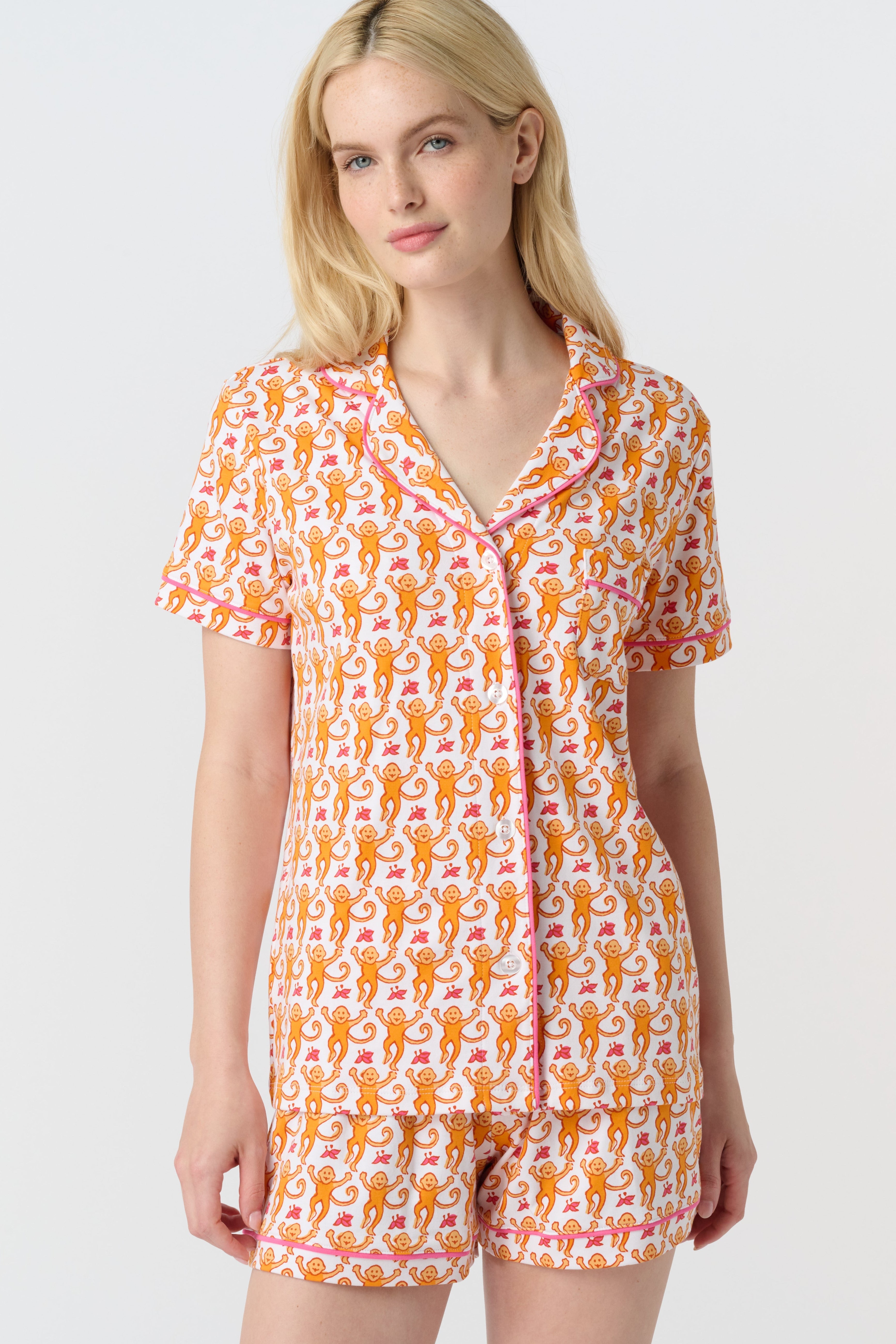 Monkey Polo Pajamas