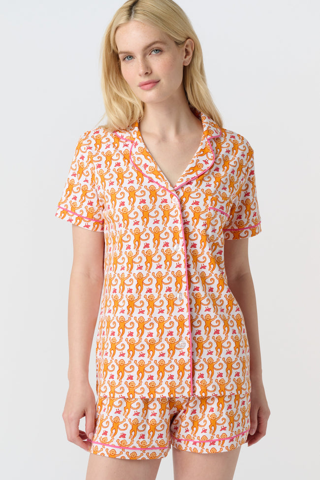 Monkey Polo Pajamas Hover Image