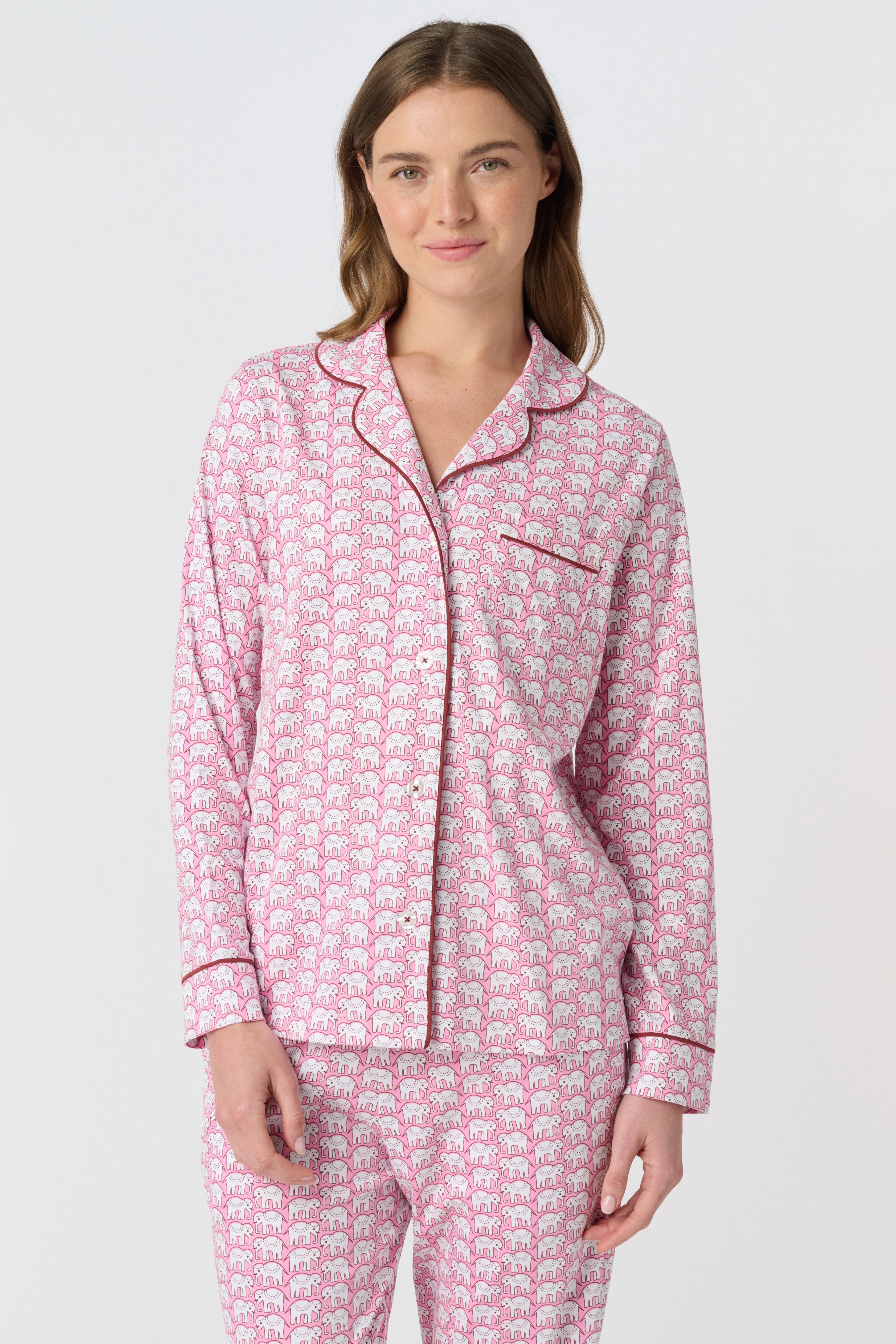 Hathi Long Sleeve Polo Pajamas