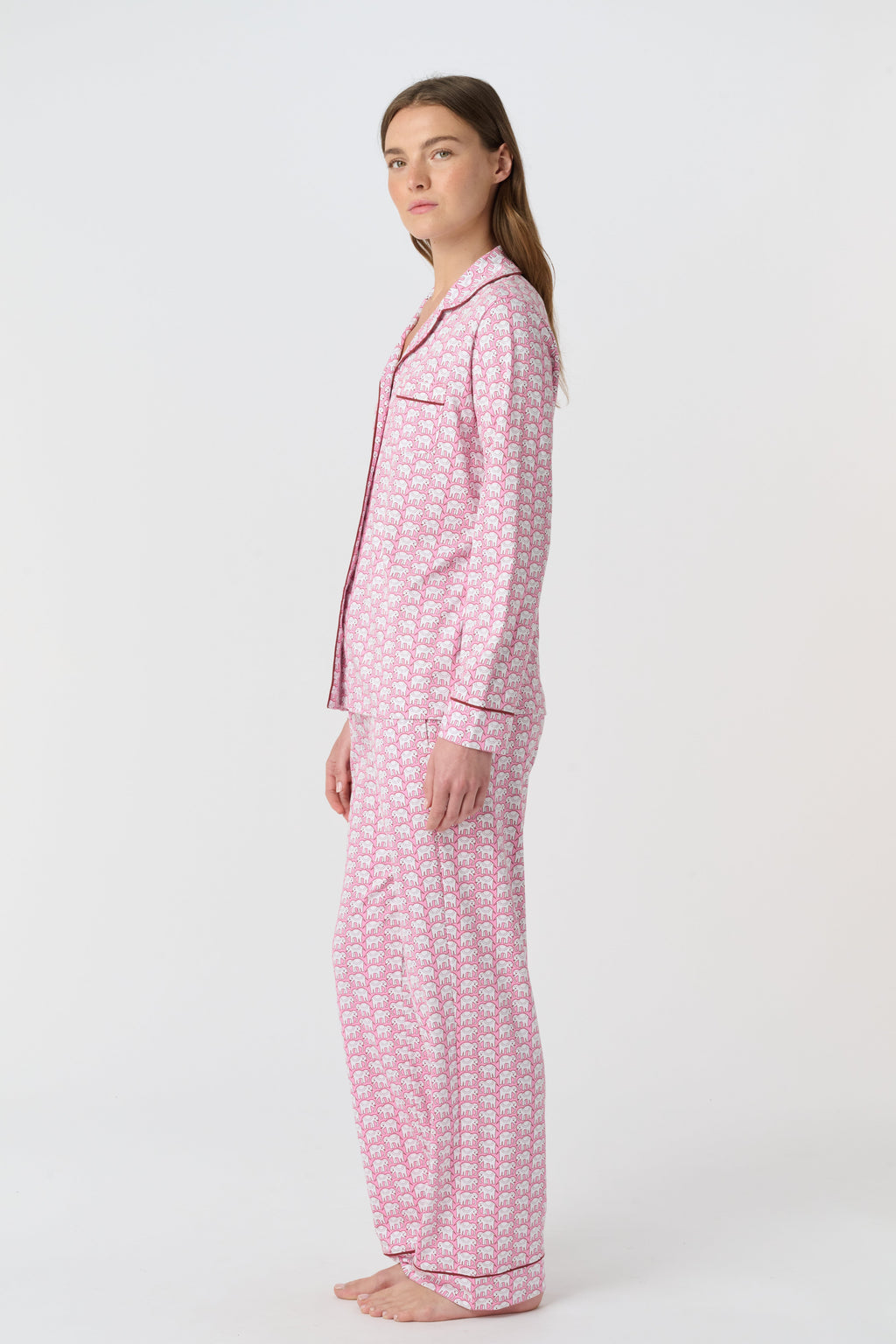 Hathi Long Sleeve Polo Pajamas