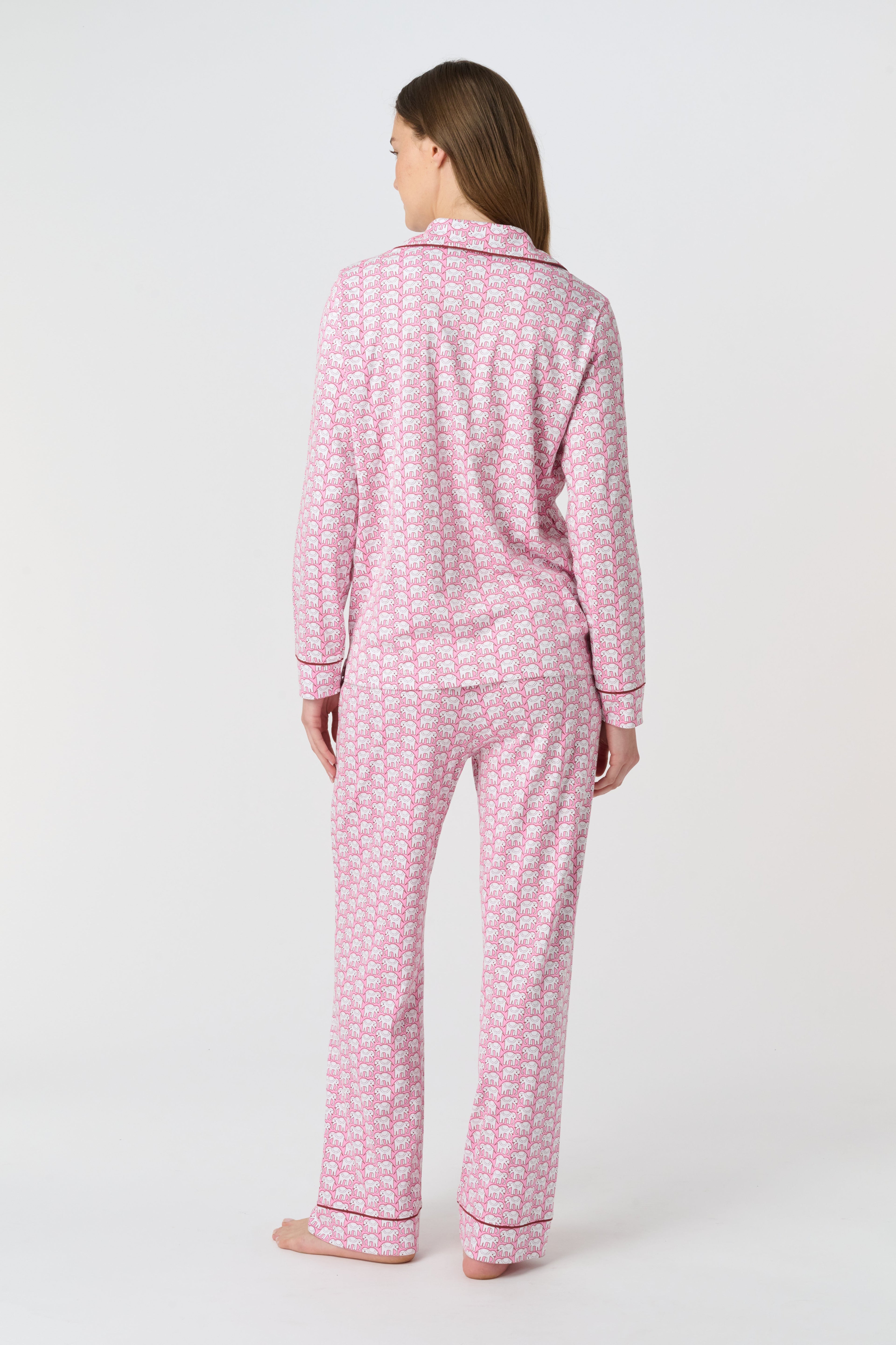 Hathi Long Sleeve Polo Pajamas