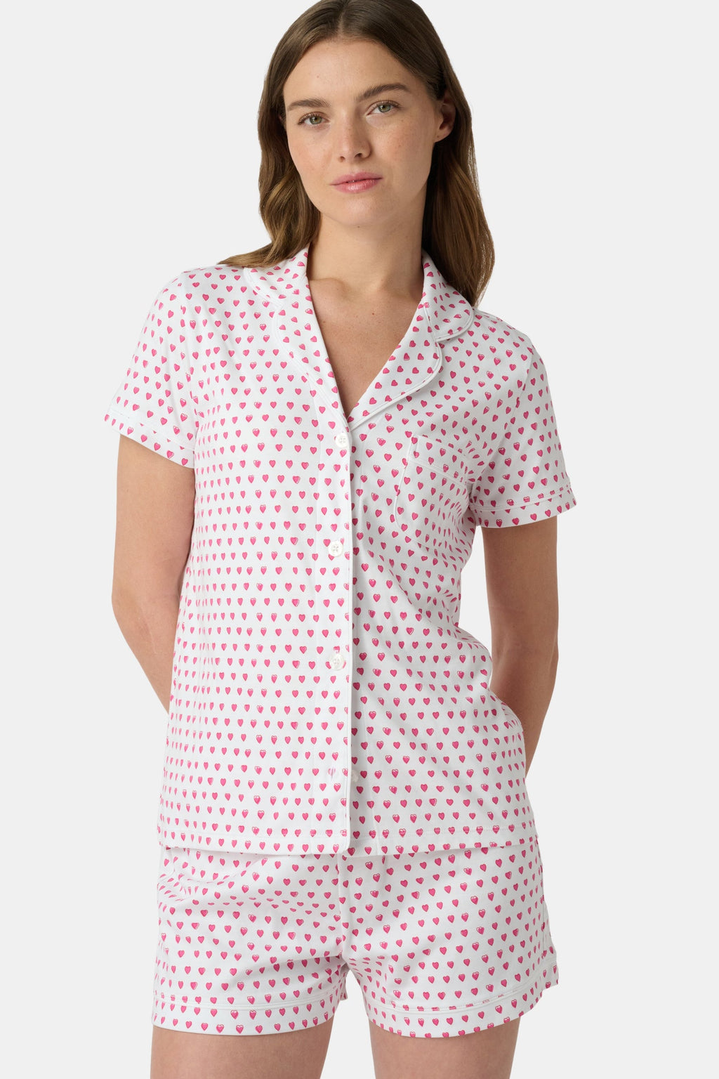 Hearts Polo Pajamas