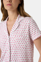 Hearts Polo Pajamas