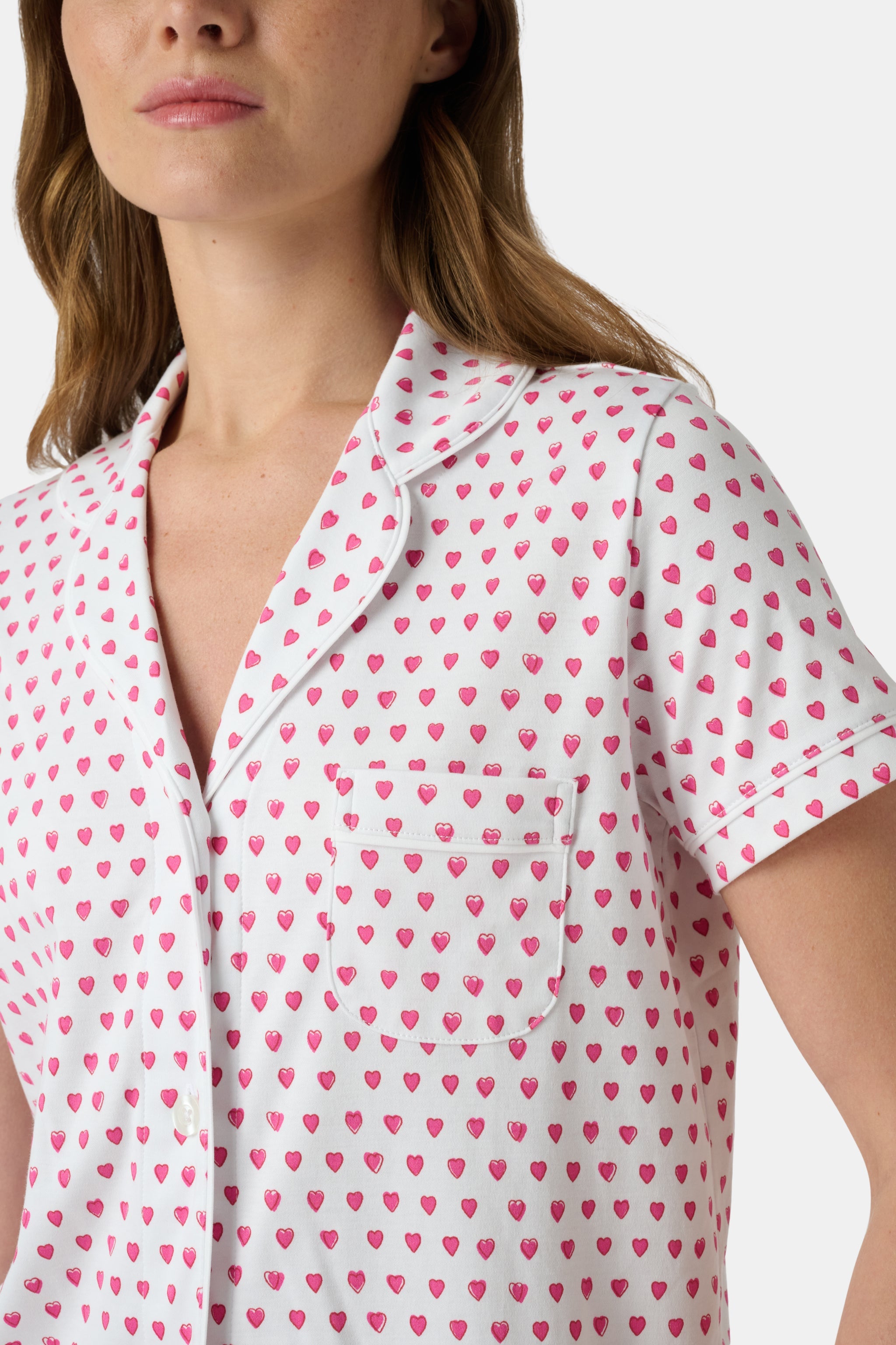 Hearts Polo Pajamas