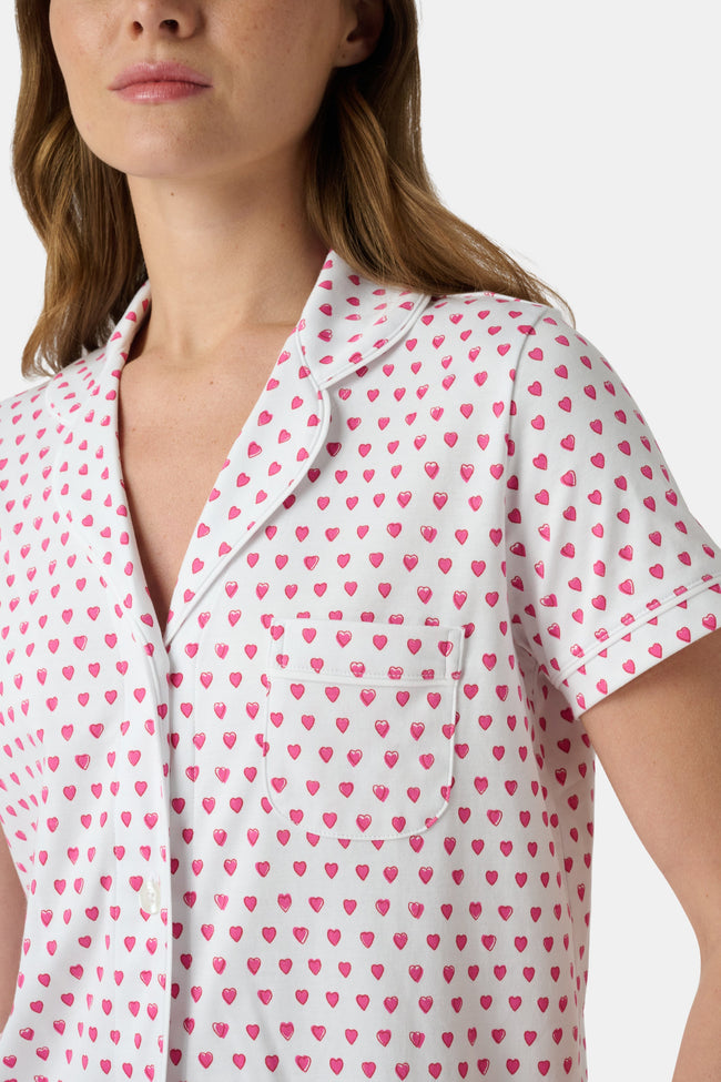Hearts Polo Pajamas Main Image