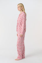 Monkey Long Sleeve Polo Pajamas