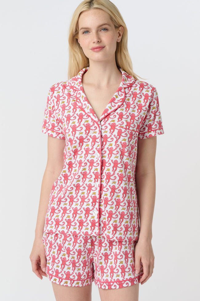Monkey Polo Pajamas Hover Image