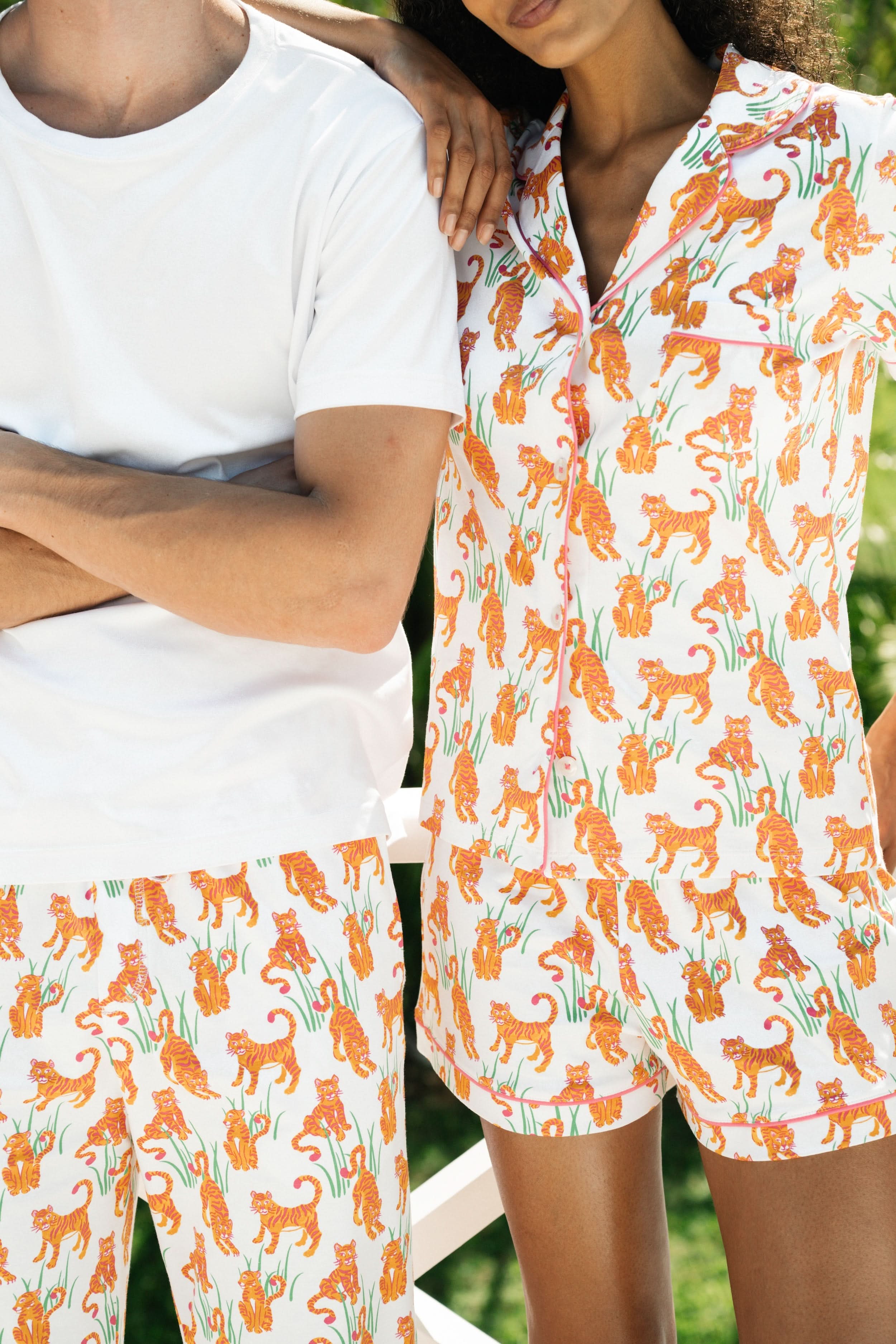 Teddy Tiger Polo Pajamas