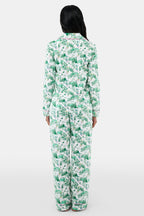 Ski Toile Long Sleeve Polo Pajamas