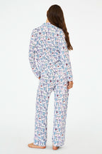 Chicago Monkey Long Sleeve Polo Pajamas