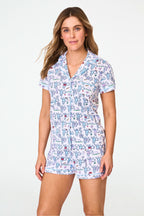 Chicago Monkey Polo Pajamas