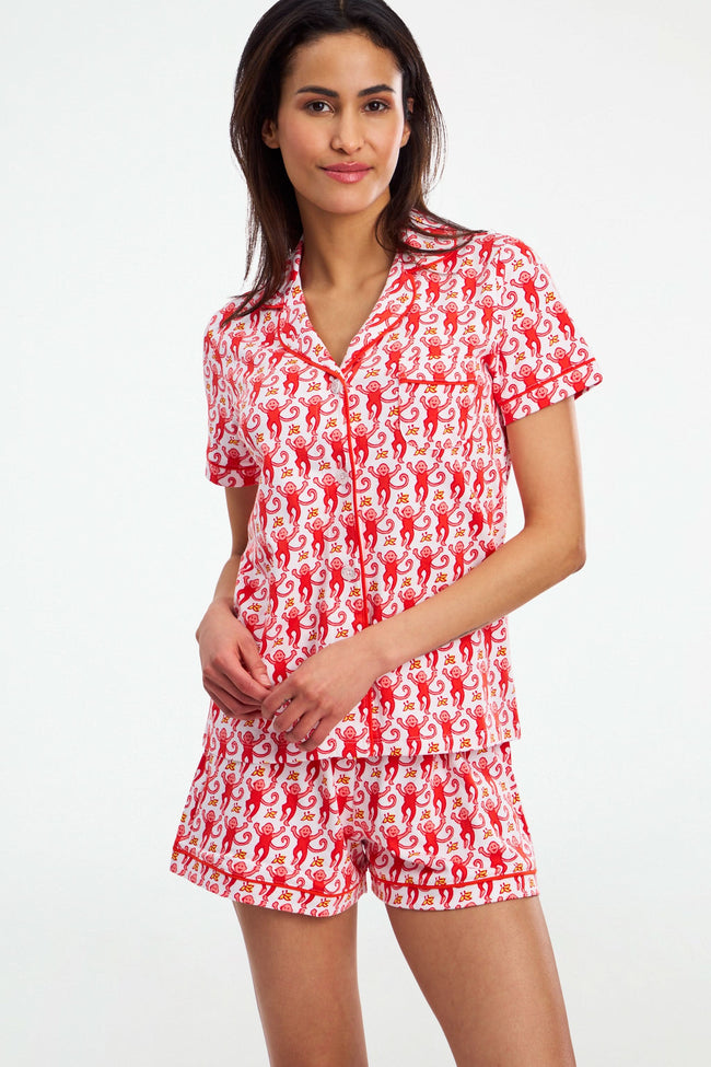 Monkey Polo Pajamas Hover Image
