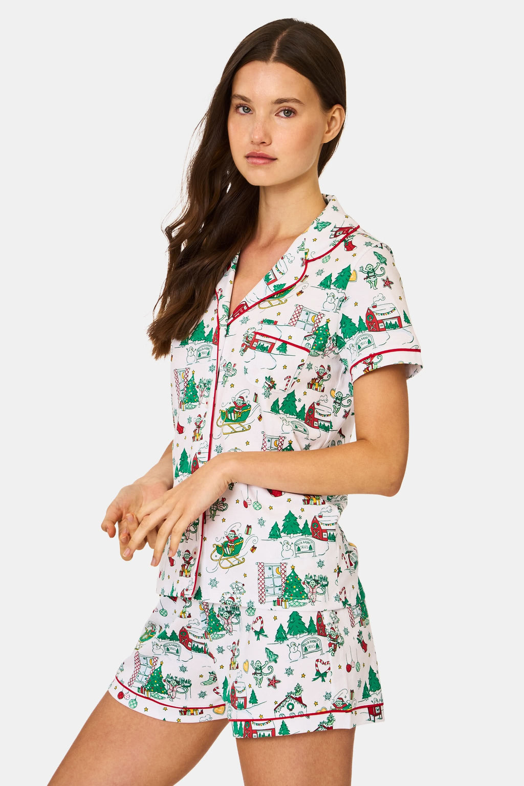 Snow Village Polo Pajamas