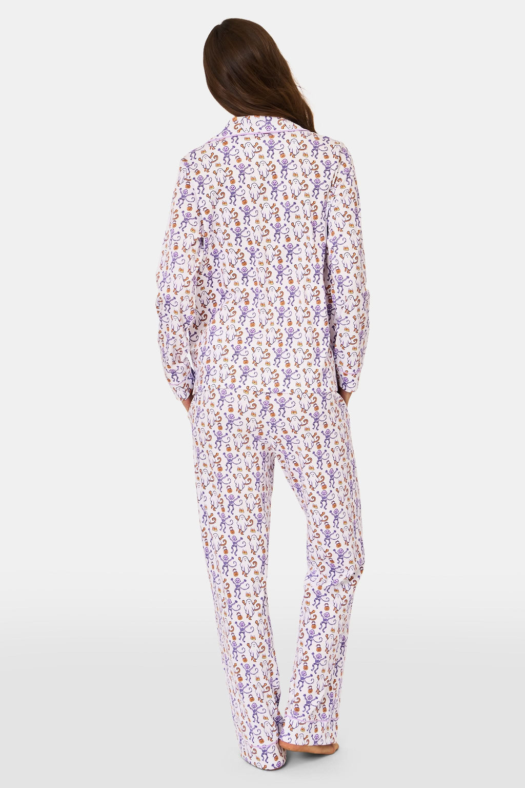 Trick or Treat Long Sleeve Polo Pajamas