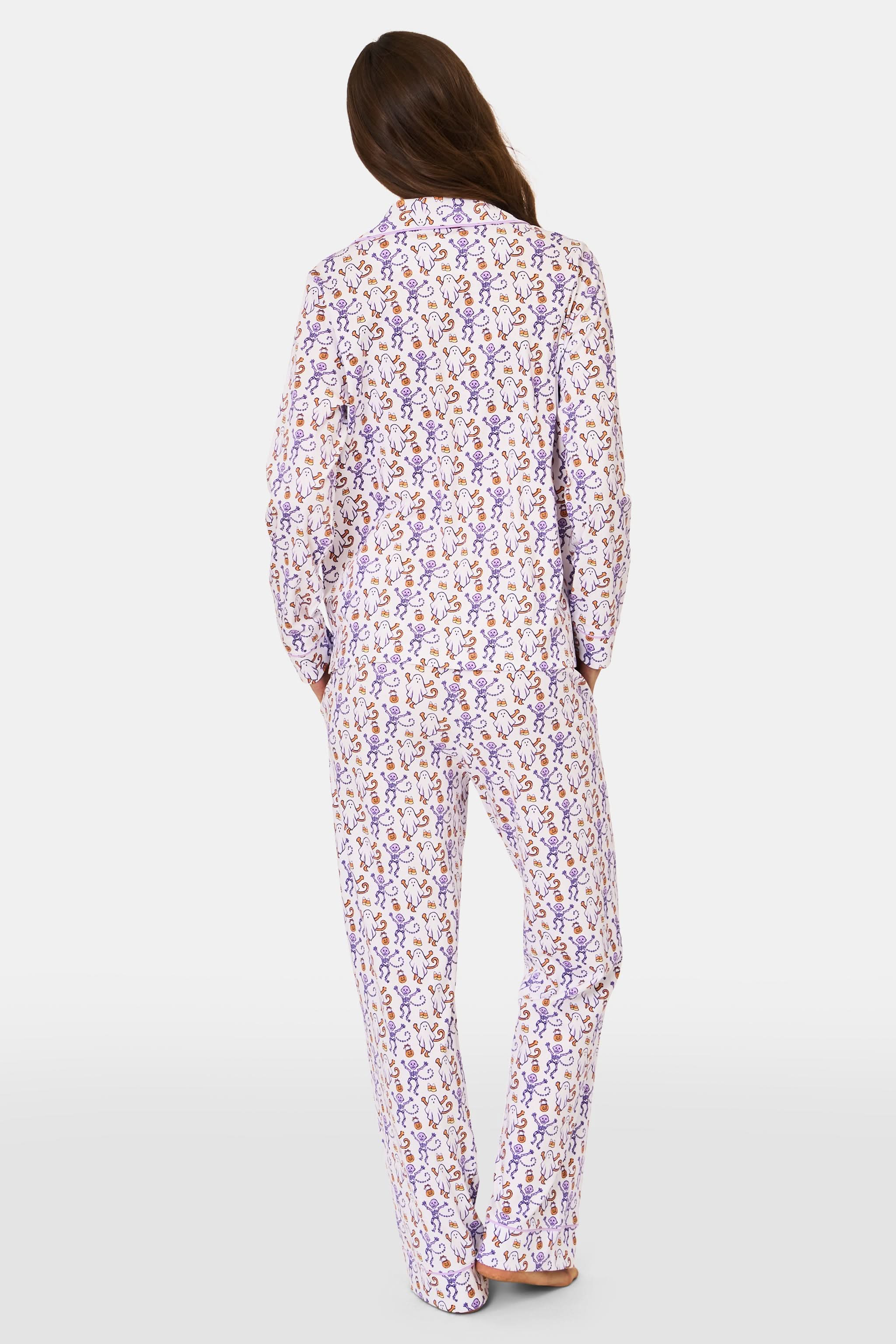 Trick or Treat Long Sleeve Polo Pajamas