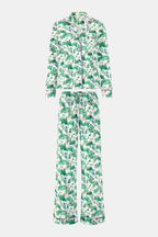 Ski Toile Long Sleeve Polo Pajamas